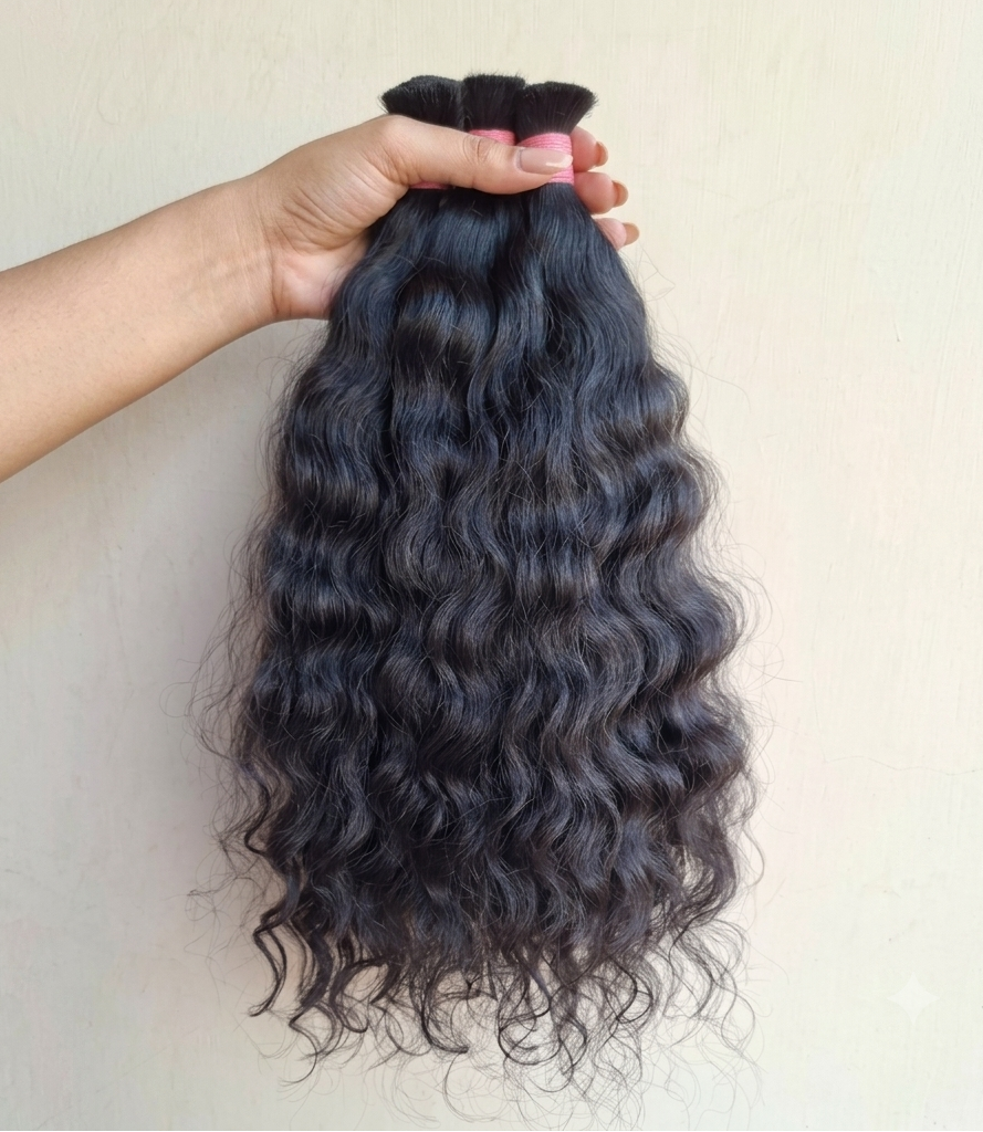 NEW Curly Raw Indian Hair
